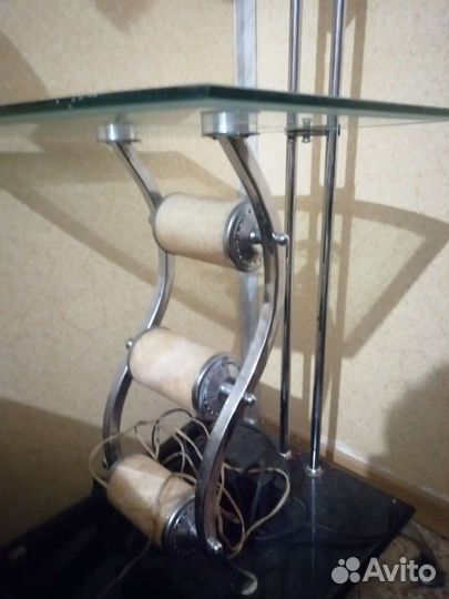 Торшер напольный со столиком