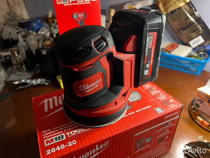 Орбитальная шлифмашинка milwaukee 2648-20