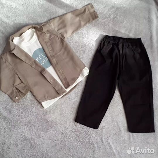 Детский костюм тройки одежда для мальчиков