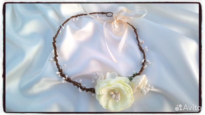 Венок на голову. Ободок венок