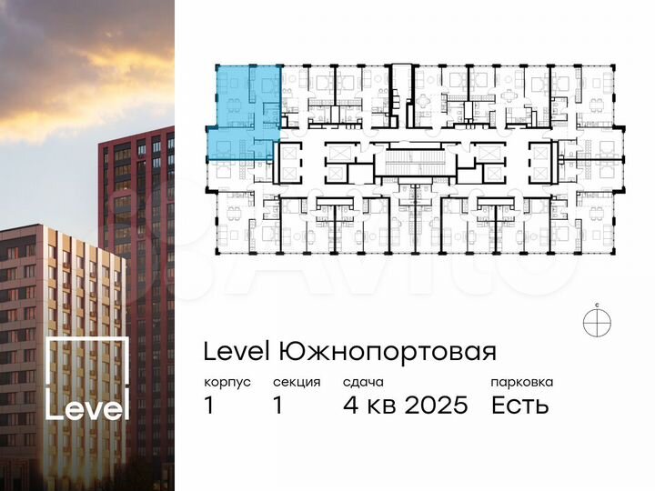 3-к. квартира, 72,6 м², 47/69 эт.