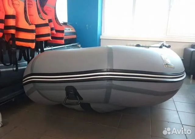 Лодка пвх Triton Air 365 серая