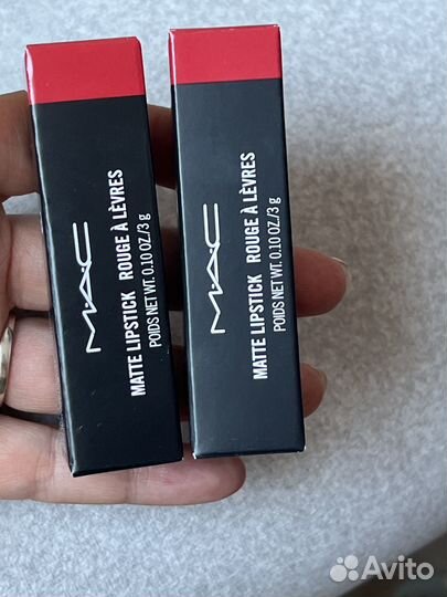 Mac matte lipstick 640 red rock, помада мак, Mac