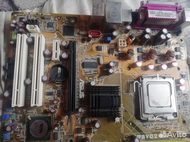 Материнская плата Asus p5vd2-mx с процессором купить в Димитровграде ...