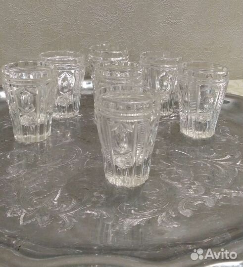 Стопки хрусталь, 7 шт