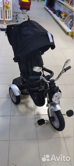 Детский трехколесный велосипед поворотное сиденье