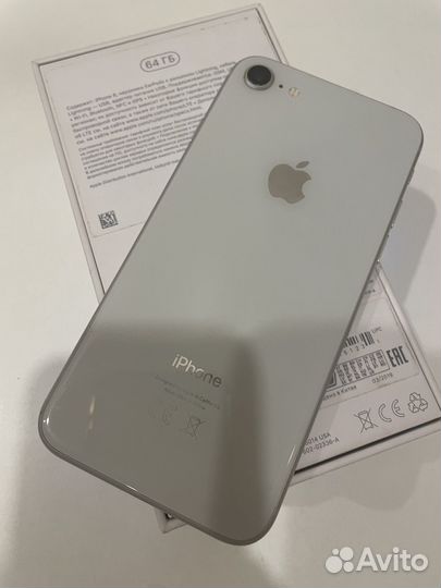iPhone 8 64/2 gb silver ростест
