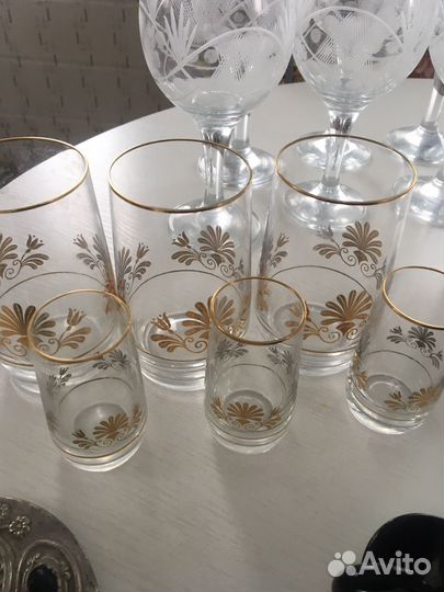 Бокалы фужеры рюмки