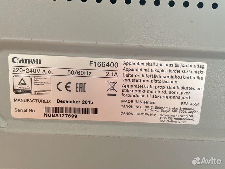 Принтер лазерный Canon i-Sensys LBP6030B