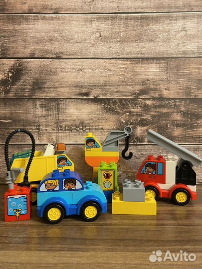 Lego Duplo Мои первые машинки 10816 +доп.наборы