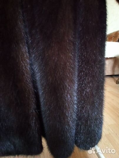 Шуба Длинная Норковая 50-52 в Отличном состоянии