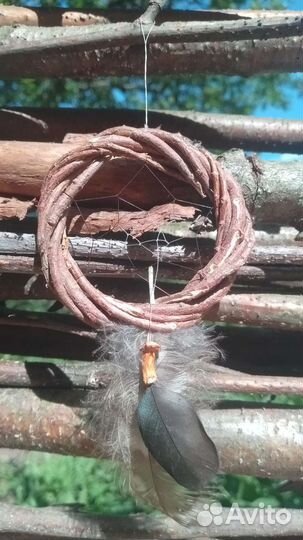 Натуральный ловец снов, только природные материалы