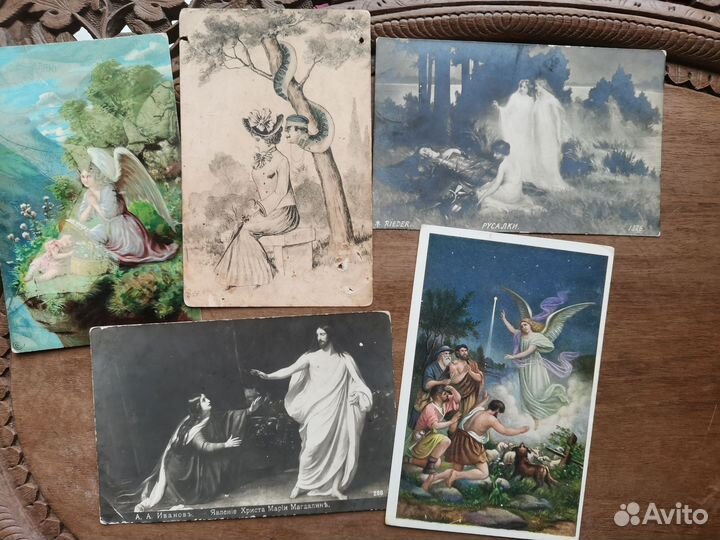 Старинные открытки наборы
