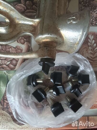 Винт(барашек) крепления ручки мясорубки