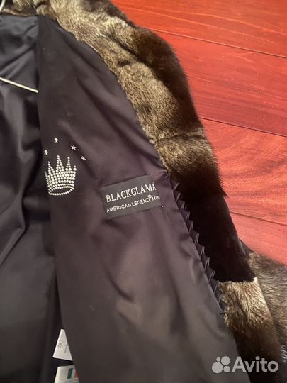 Норковая шуба BlackGlama 52