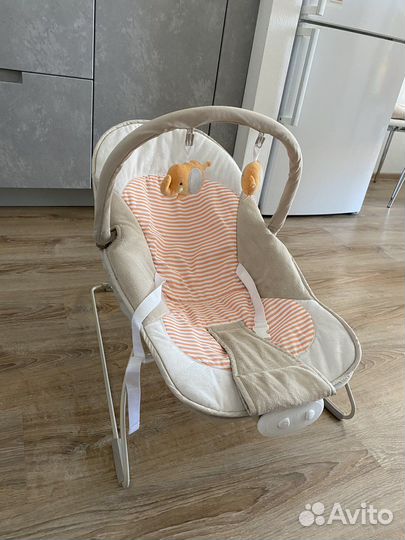Шезлонг качалка для новорожденных
