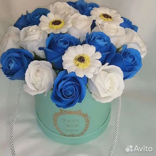 Розы из мыла