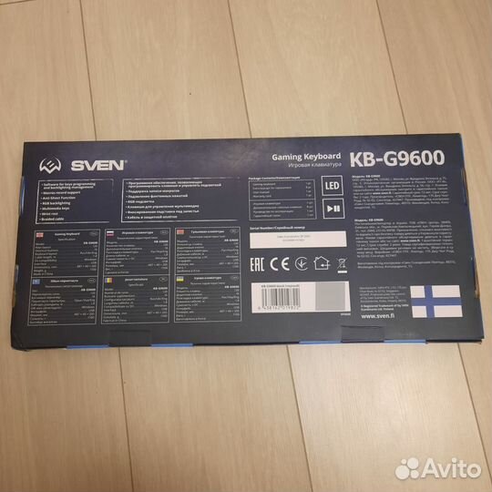 Новая игровая клавиатура Sven KB-G9600