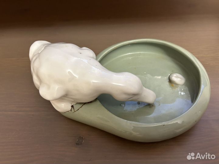 Винтажная пепельница старая Городница