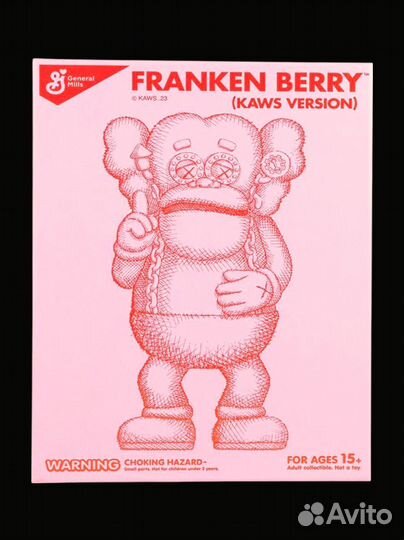 Фигура Kaws Cereal Monsters Franken Berry