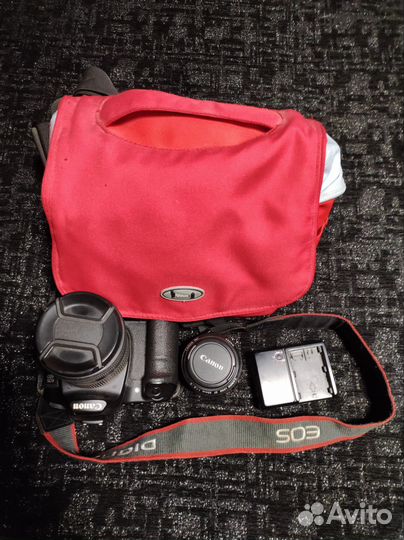 Фотоаппарат canon 40d с 2 объективами