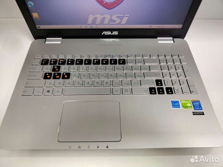 Игровой ноутбук asus в идеале + комплект
