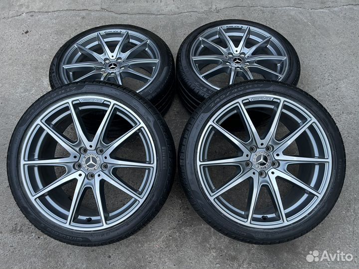 Колеса разноширокие Mercedes r19 диски и шины Rnf