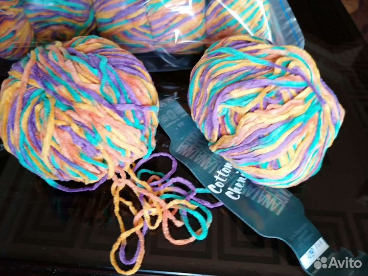 Пряжа Lana Grossa 10 мотков - Cotton Chenille