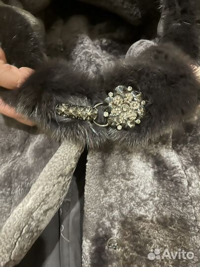 Мутоновая шуба натуральная