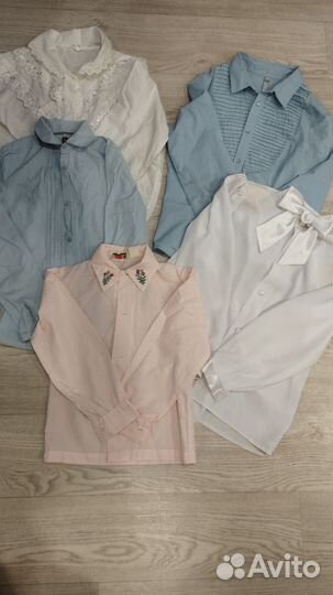 Рубашки разных размеров для девочек