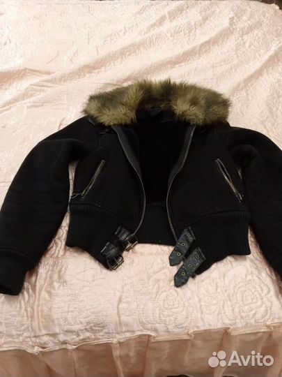 Куртка дубленка женская 46