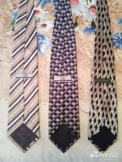 Комплект 3 шт. Галстуки Италия шелк