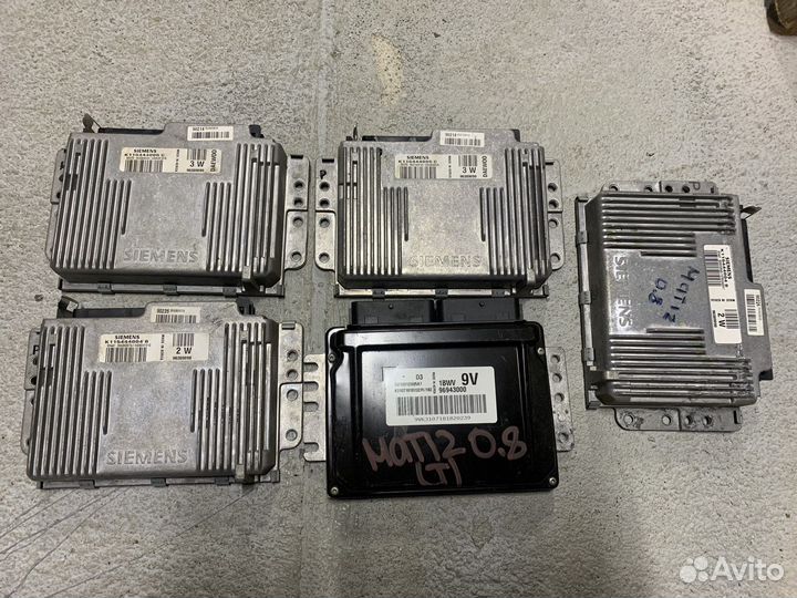 Блок управления двигателем daewoo matiz 0.8