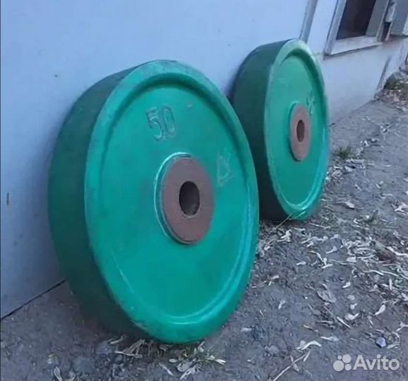 Блины для штанги 50кг каждая