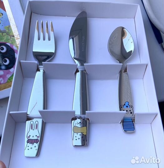 Детские столовые приборы 3 шт