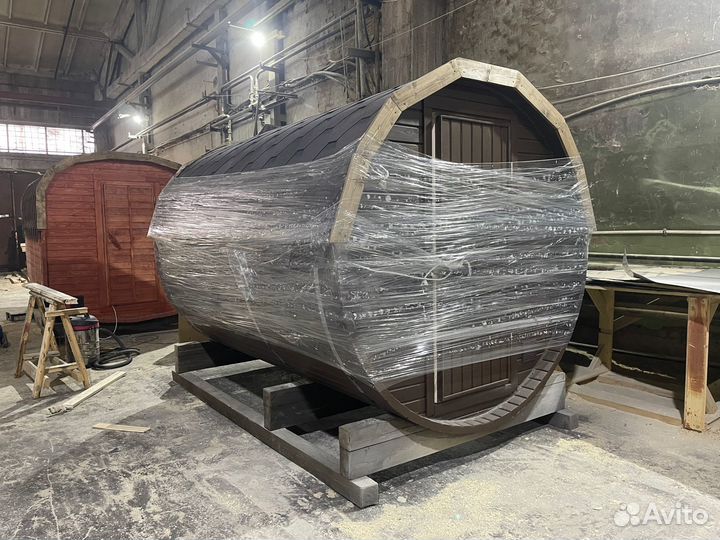 Баня бочка под ключ