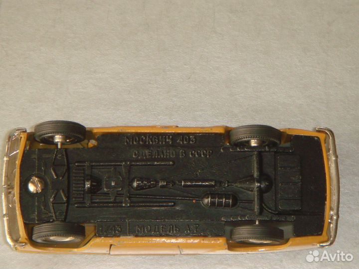 Москвич 403 Сделано в СССР номерной А7 1975-77 гг