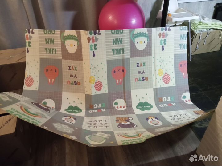 Детский коврик для ползания складной