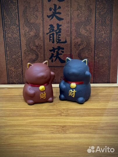 Фигурка кота чайный дух