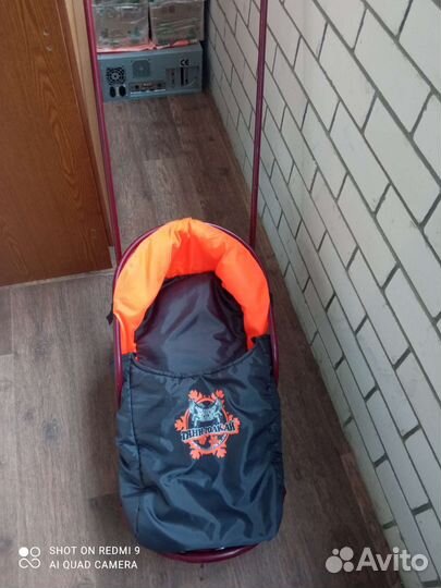 Детские санки коляска