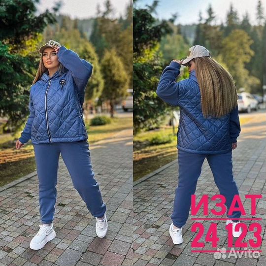 Спортивный костюм женский теплый новый