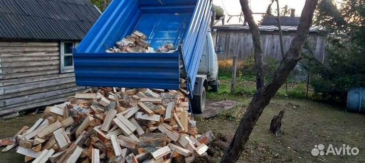 Дрова березовые. Колотые