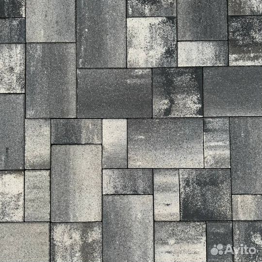 Тротуарная плитка Брусчатка p-9493