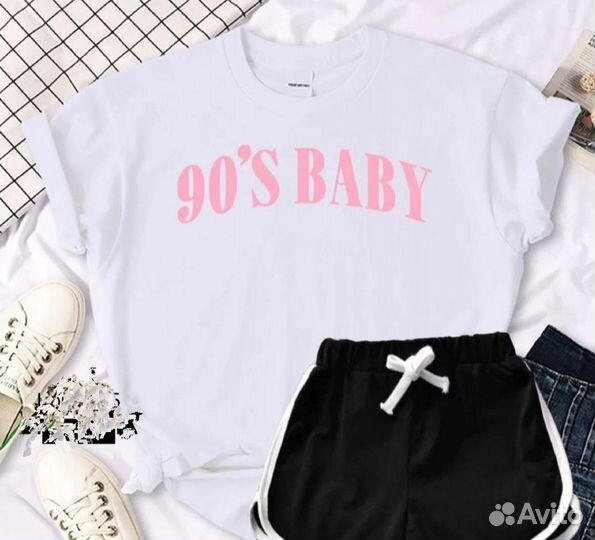 Женский летний спортивный костюм 90S Baby