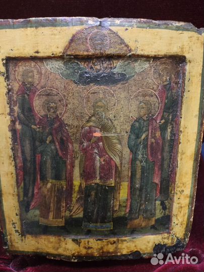 Икона Собор Святых 18 век