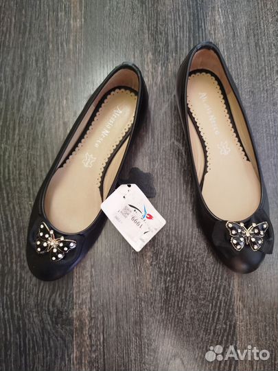 Балетки натуральная кожа 37