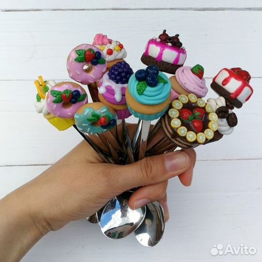 Вкусные Ложки из полимерной глины