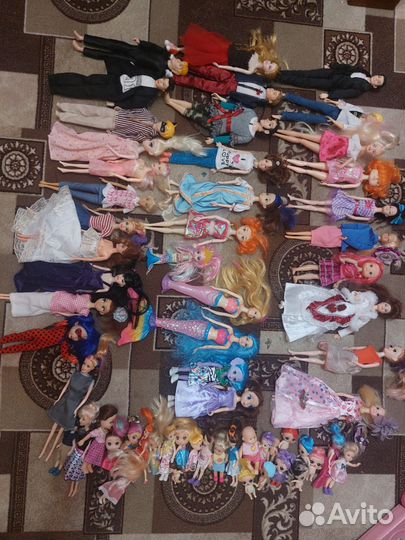 Игрушки пакетом для девочек
