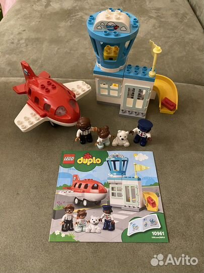 Самолет и аэропорт lego duplo