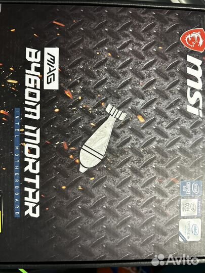 Продам материнскую плату msi b460m mortar